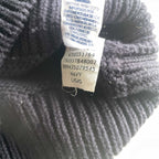 Vintage men Chaps 1/4 zip high neck navy cotton sweatshirt in L|L33 W23|SKU 5595