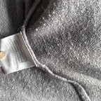 Vintage women cream button up double pocket knit sweater in L/XL| L25 W21|SKU 5604