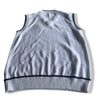 Vintage men white Polo ralph lauren sleeveless sweater in XL| L26 W19| SKU 5606