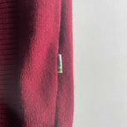 Vintage men red lacoste V-neck sleeveless sweater in L| L28 W22| SKU 5607