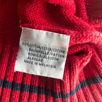 Vintage men red polo ralph lauren v-neck sleeveless sweater in S/M| L25 W16| SKU 5610