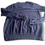 Vintage men Tommy hilfiger denim navy crew neck sweatshirt in L| L28 W21|SKU 5614