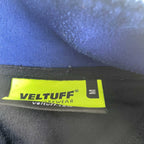 Vintage men Veltuff Hughes group 1/4 zip high neck navy sweatshirt in M|L30 W21| SKU 5617