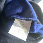 Vintage men Veltuff Hughes group 1/4 zip high neck navy sweatshirt in M|L30 W21| SKU 5617