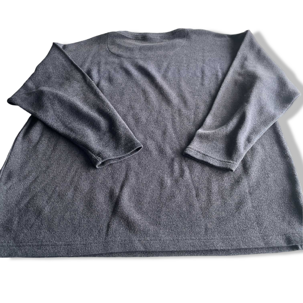 Vintage women Debenham grey polyester cotton sweatshirt size 16| L27 W23| SKU 5618