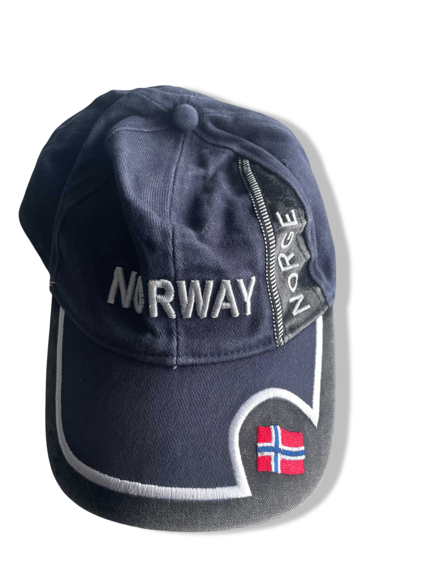 Vintage men Norway navy blue baseball cap | SKU 5622