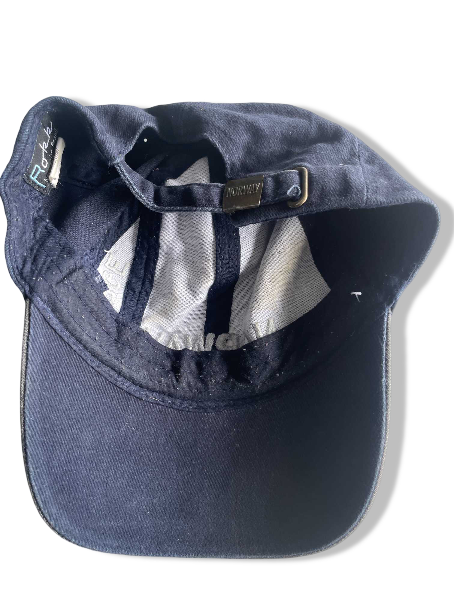 Vintage men Norway navy blue baseball cap | SKU 5622