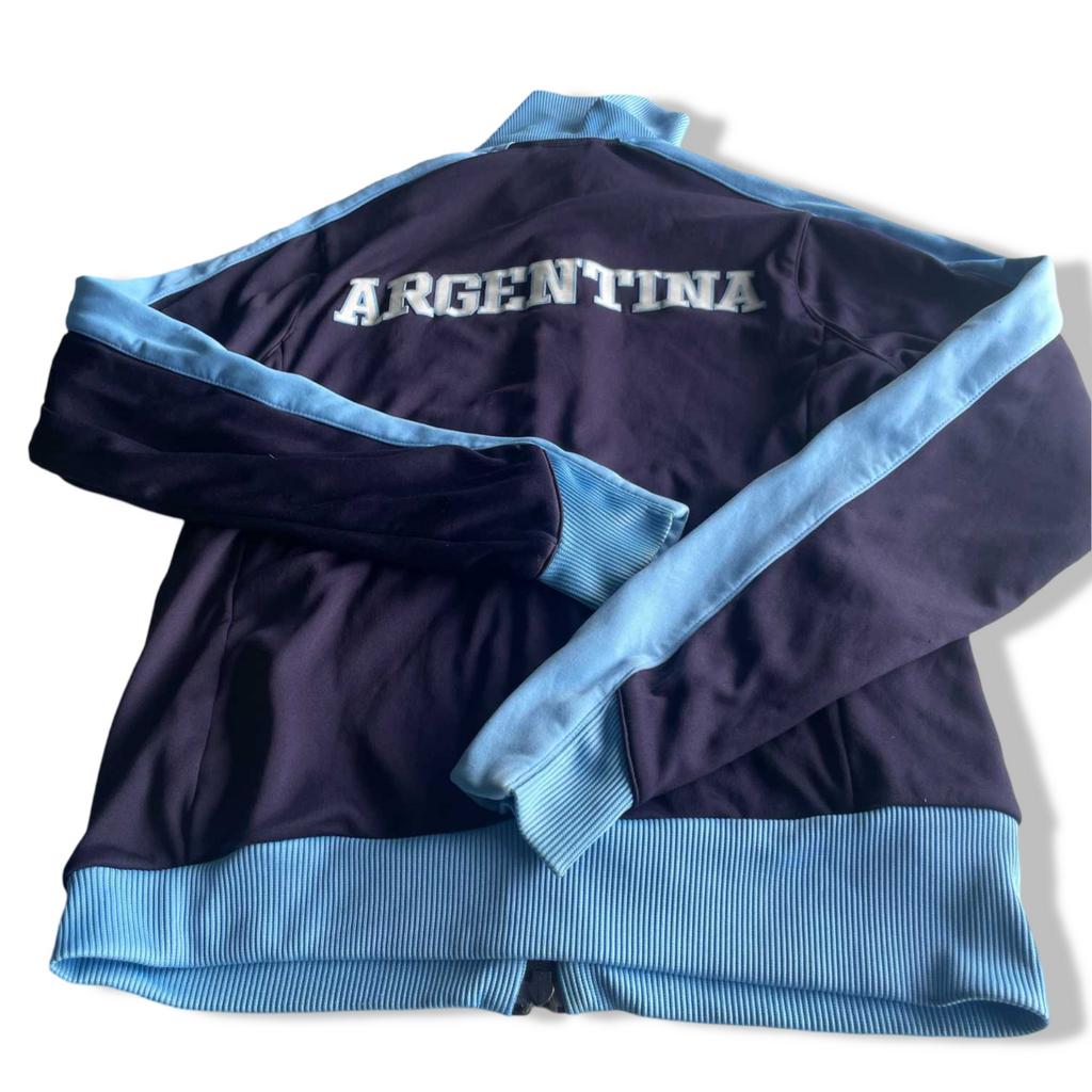 Vintage women blue Puma Argentina team full zip track jacket in S| L24 W16| SKU 5625