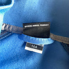 Vintage women Umbro blue full zip wind breaker track jacket in S|L27 W18| SKU 5630