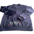 Vintage women black full zip puma wind breaker track top in XL|L26 W19| SKU 5631