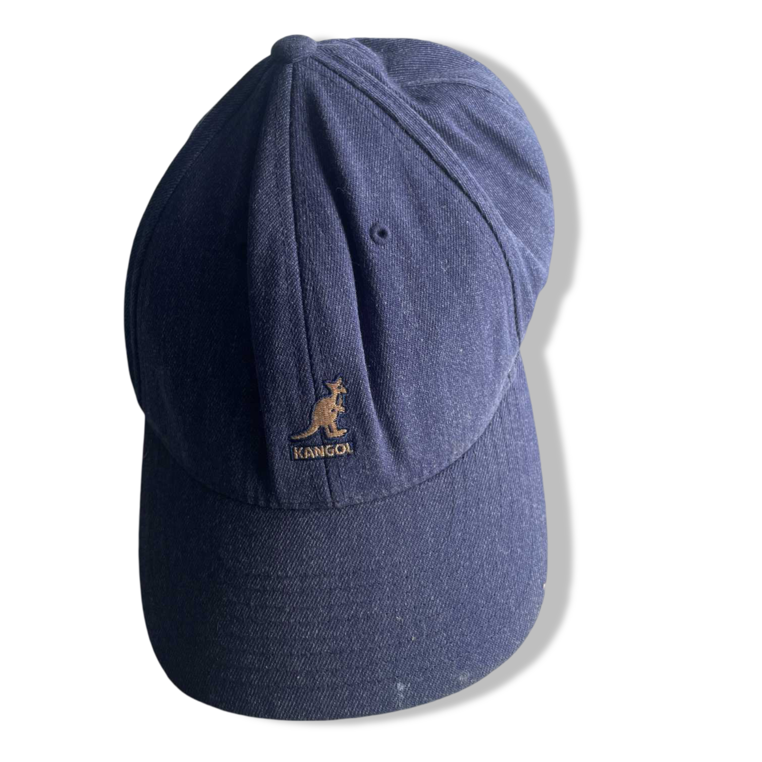 Vintage men Kangol flexfit navy blue baseball cap|SKU 5638