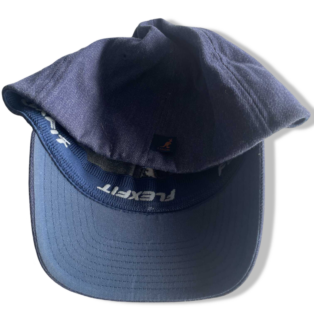 Vintage men Kangol flexfit navy blue baseball cap|SKU 5638