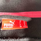 Vintage men black puma full zip wind breaker track top in XL| L26 W18|SKU 5643