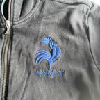 Vintage men Navy blue Lecoq Sportif wind breaker full zip track top in L|L29 W20|SKU 5646