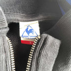 Vintage men Navy blue Lecoq Sportif wind breaker full zip track top in L|L29 W20|SKU 5646