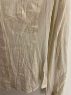 Vintage handbook cream regular fit long sleeve shirt size s