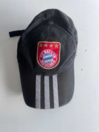 Vintage FC Bayern Adidas 3 Stripe black baseball Cap|SKU 5650