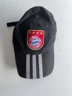 Vintage FC Bayern Adidas 3 Stripe black baseball Cap|SKU 5650