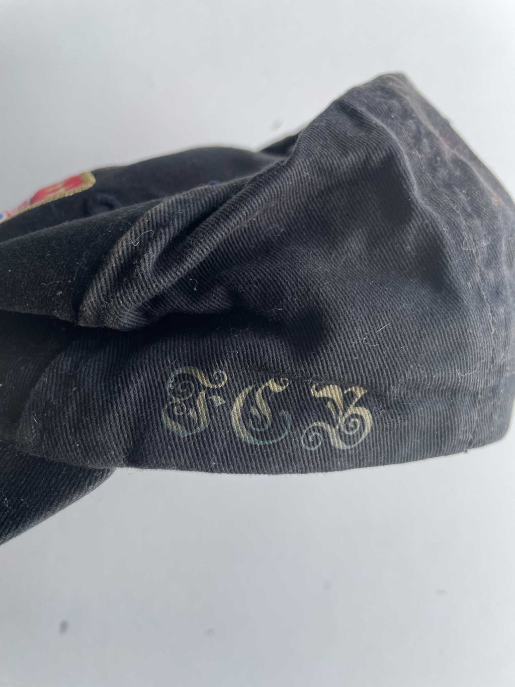 Vintage FC Bayern Adidas 3 Stripe black baseball Cap|SKU 5650