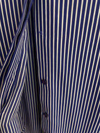 Vintage principles purple stripe long sleeve shirt size L