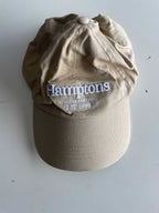 Vintage men 90's Hampton crest cream baseball cap|SKU 5651