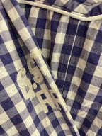 Vintage mens G-star raw plaid button up regular fit purple shirt size M