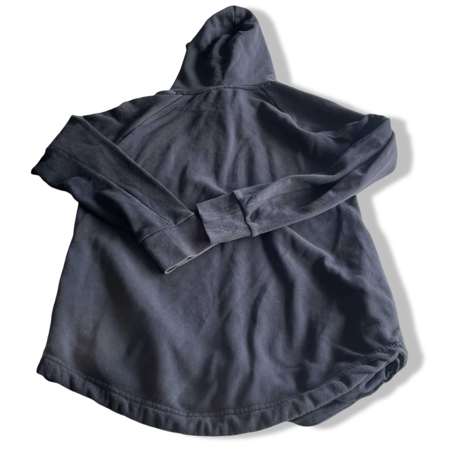 Vintage women graphics black hoodie in M|L27 W19|SKU 5653