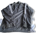 Vintage men Adidas black full zip high neck track jacket in XXL|L32 W32|SKU 5656