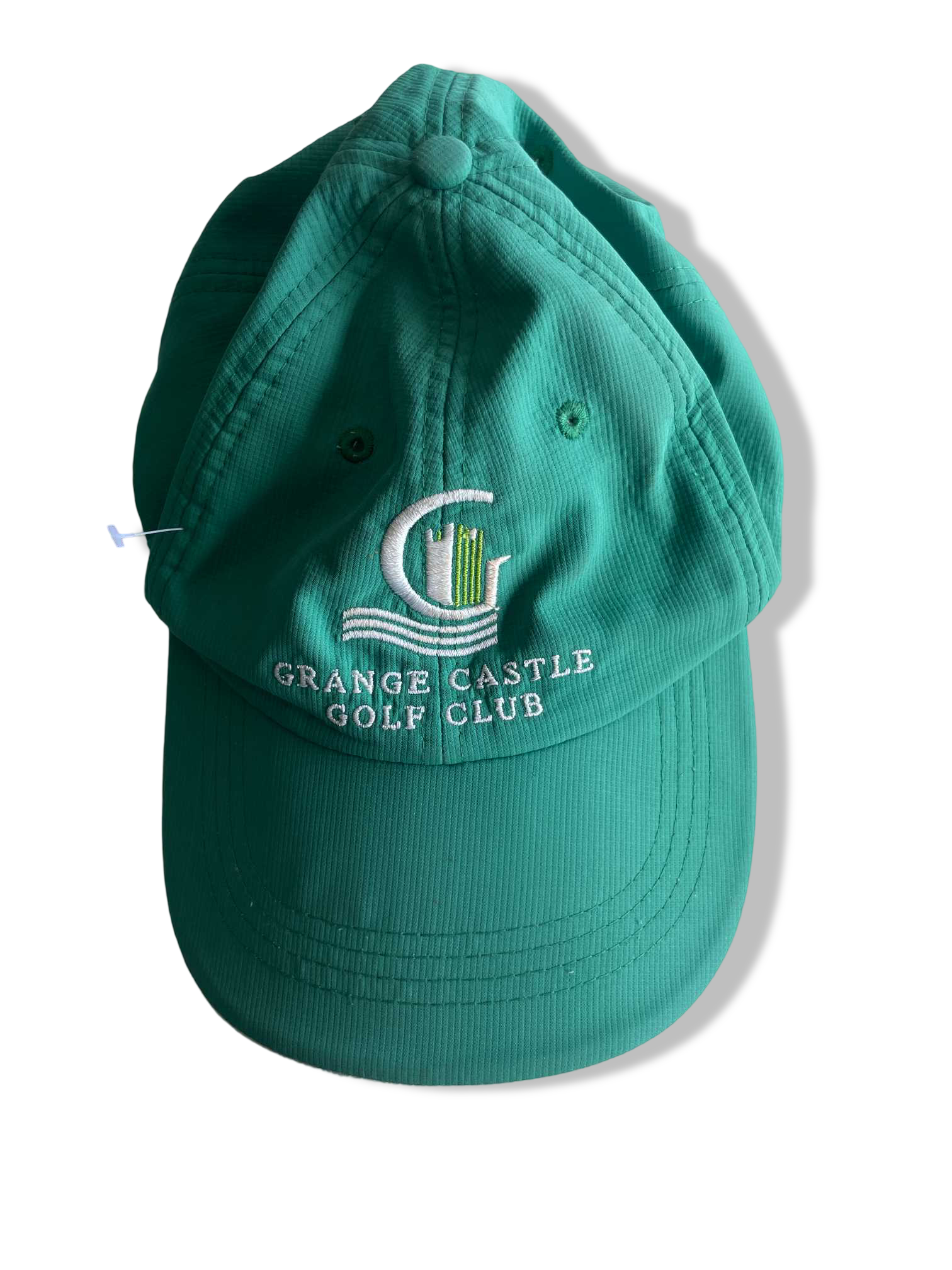 Vintage Aheadweb Grange castle golf clib crest green baseball cap| SKU 5661