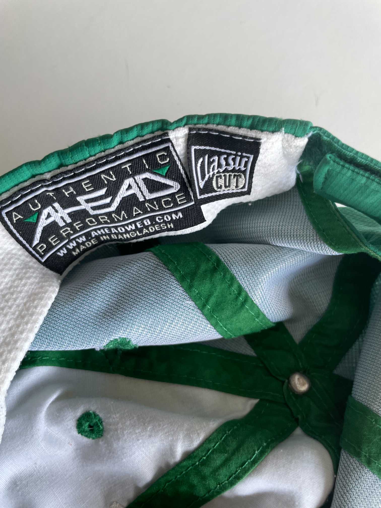 Vintage Aheadweb Grange castle golf clib crest green baseball cap| SKU 5661