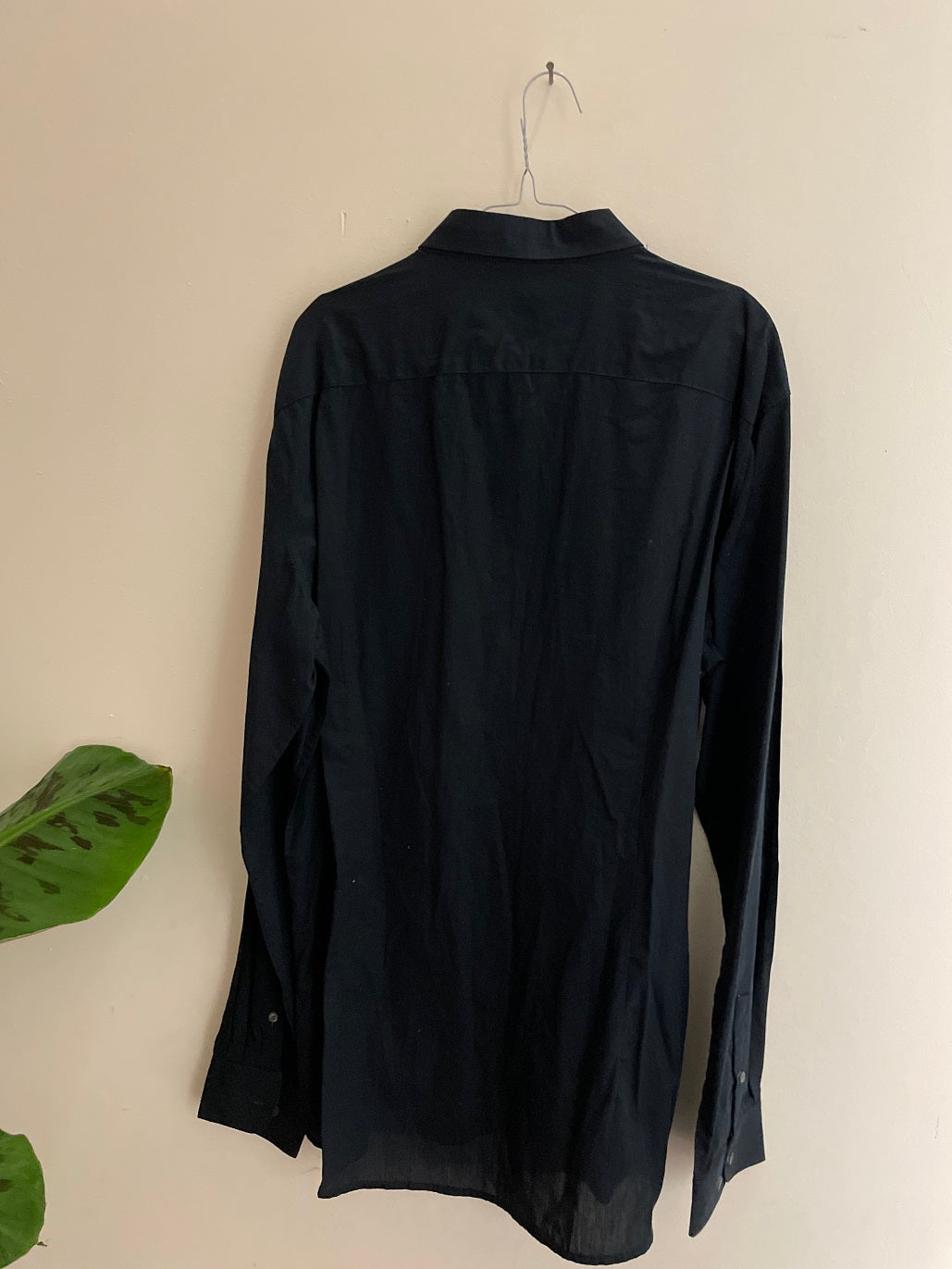 Vintage blue kenneth cole reaction men long sleeve shirt size XL