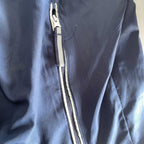 Vintage men navy Crane sports full zip wind breaker jacket in M|L30 W21| SKU 5666