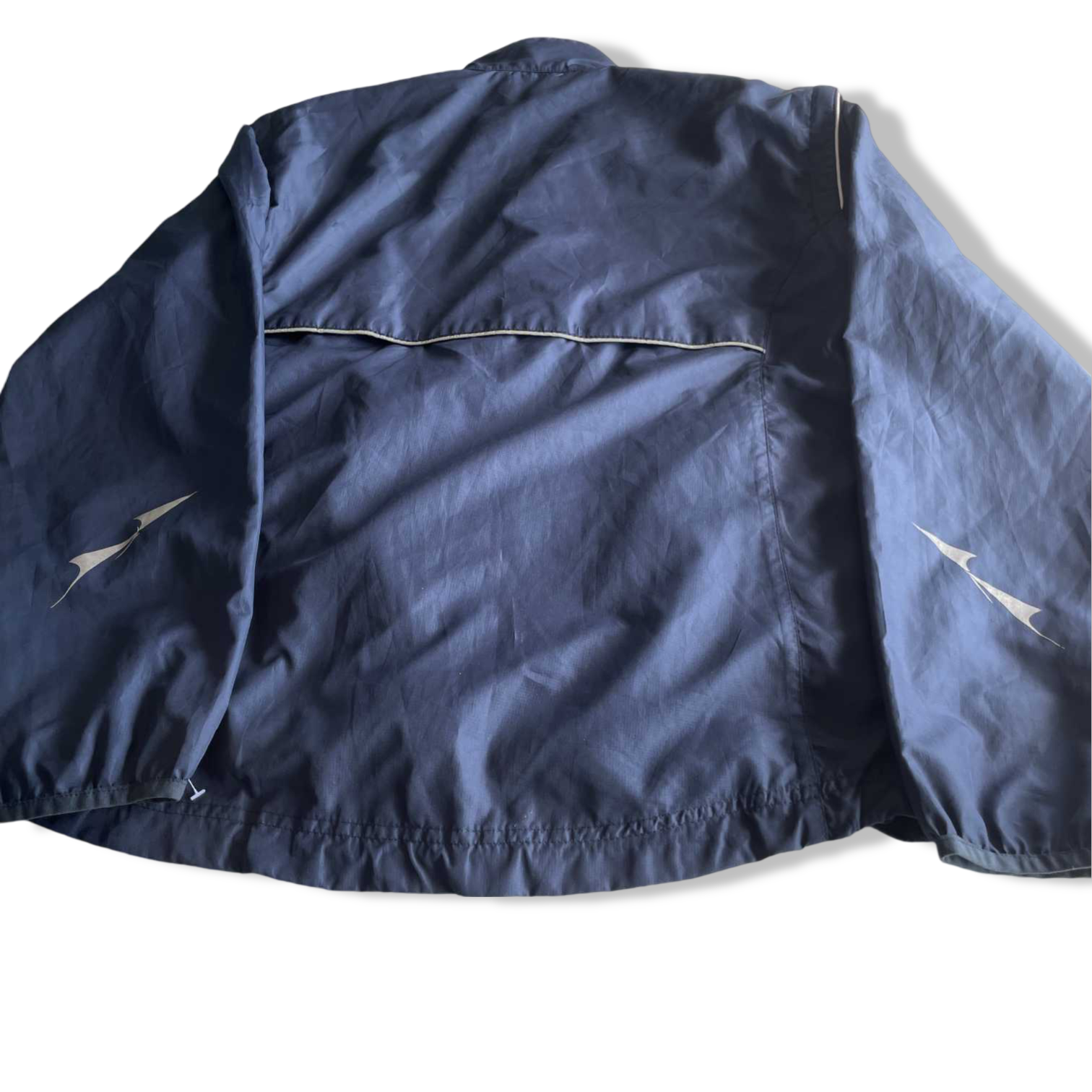 Vintage men Adidas Rad sport blue black colorblock full zip track top in M|L27 W20