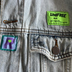 Vintage women Unifree blue denim jacket in S||L26 W21|SKU 5671