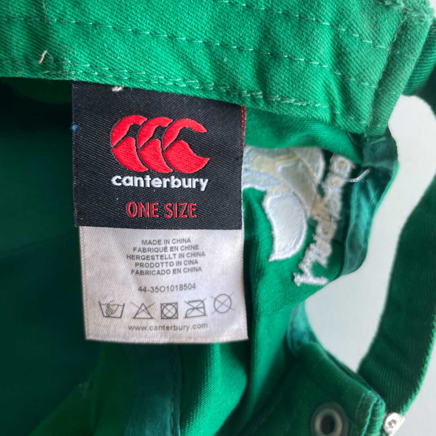 Vintage Canterbury Irish rugby green baseball cap| SKU 5674