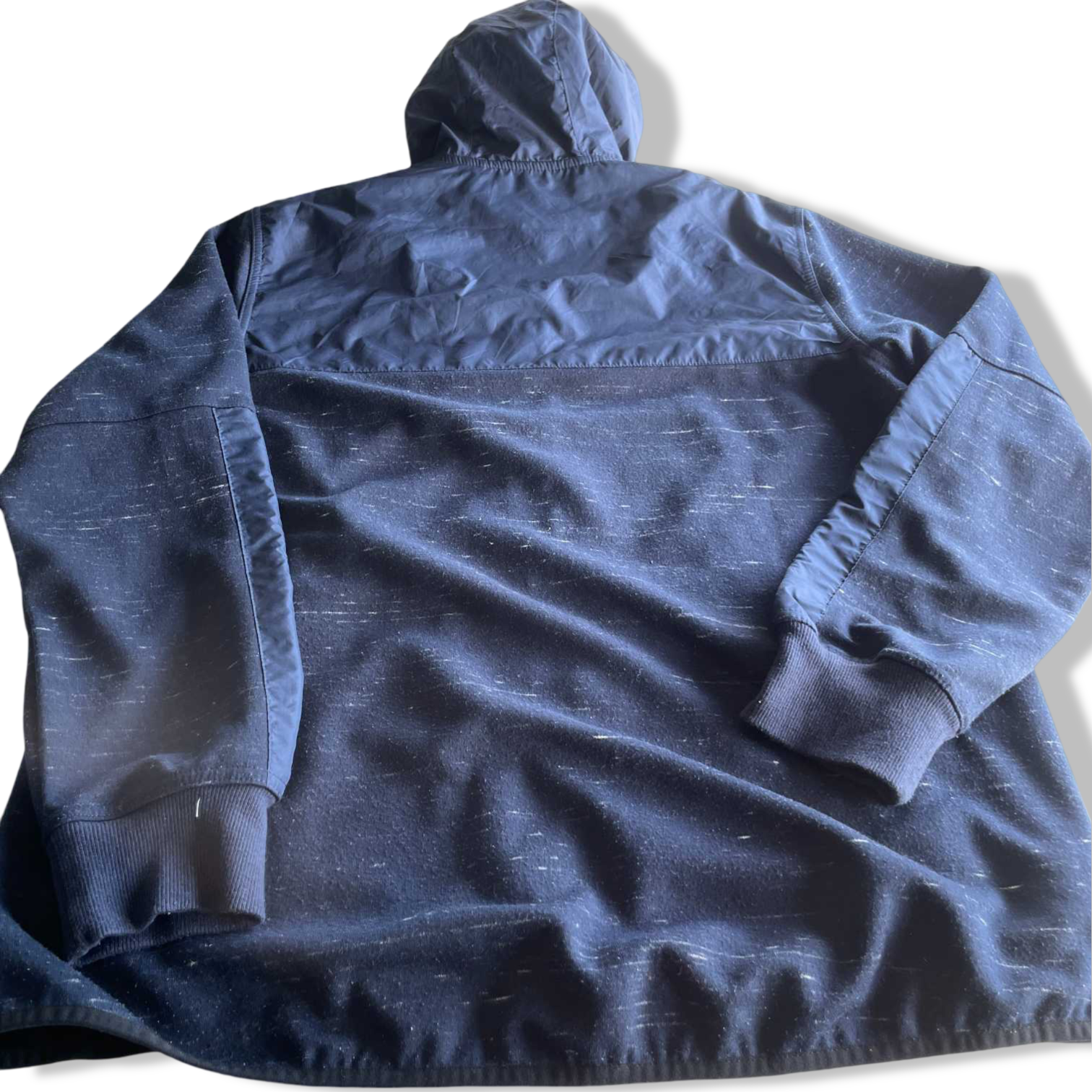 Vintage men Mckenzie navy blue full zip hoodie in L|L30 W22| SKU 5677
