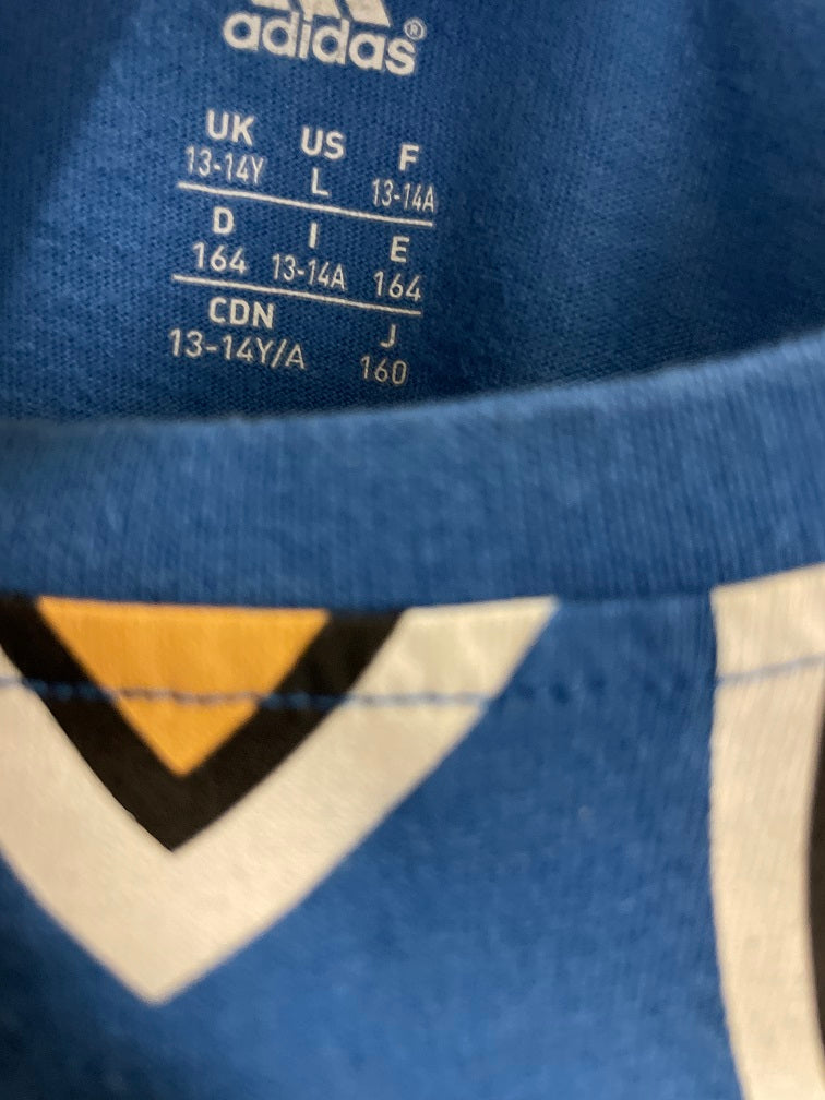 Vintage blue adidas women tshirt size L