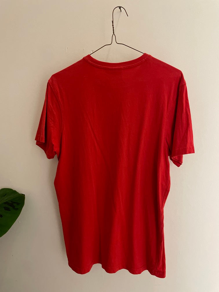 Vintage red spain national football team tshirt size M
