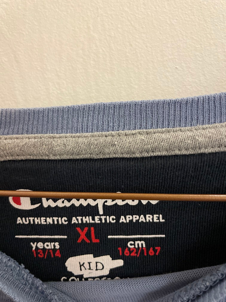Vintage blue champion new york tshirt size S