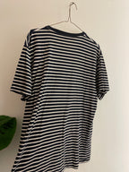 Vintage Uniqlo blue stripe tshirt size XL