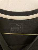 Vintage black puma authentic cotton tshirt size L