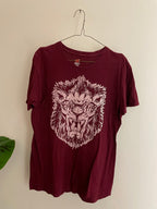 Vintage Hanes wine Graphics tshirt size M