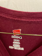 Vintage Hanes wine Graphics tshirt size M