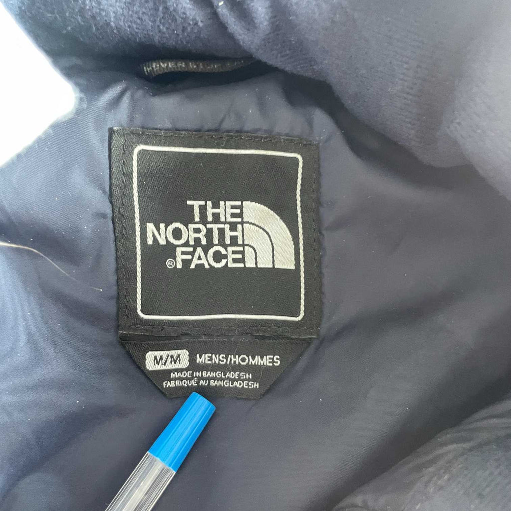 Vintage men grey Hyvent The north face waterproof rain coat hoodie in M|SKU 5687