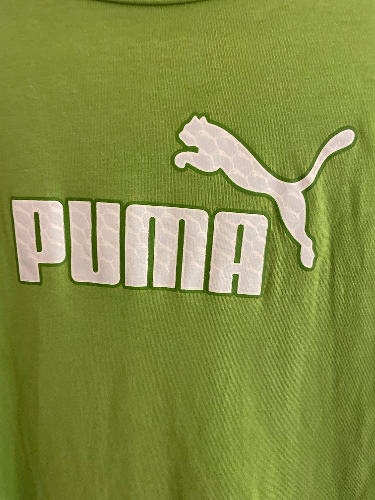 Vintage green original puma tshirt size S
