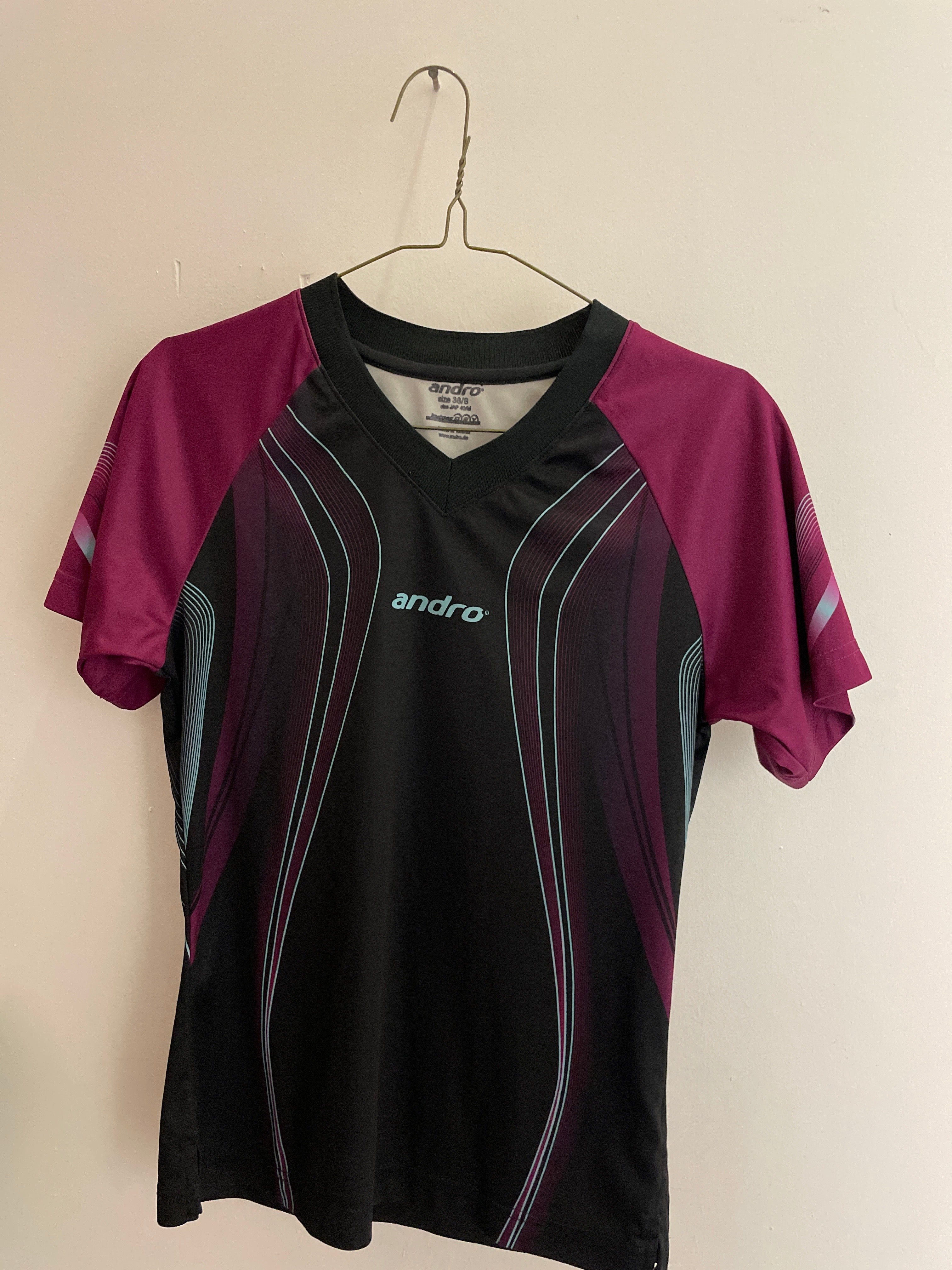 Vintage black andro sport tshirt size S