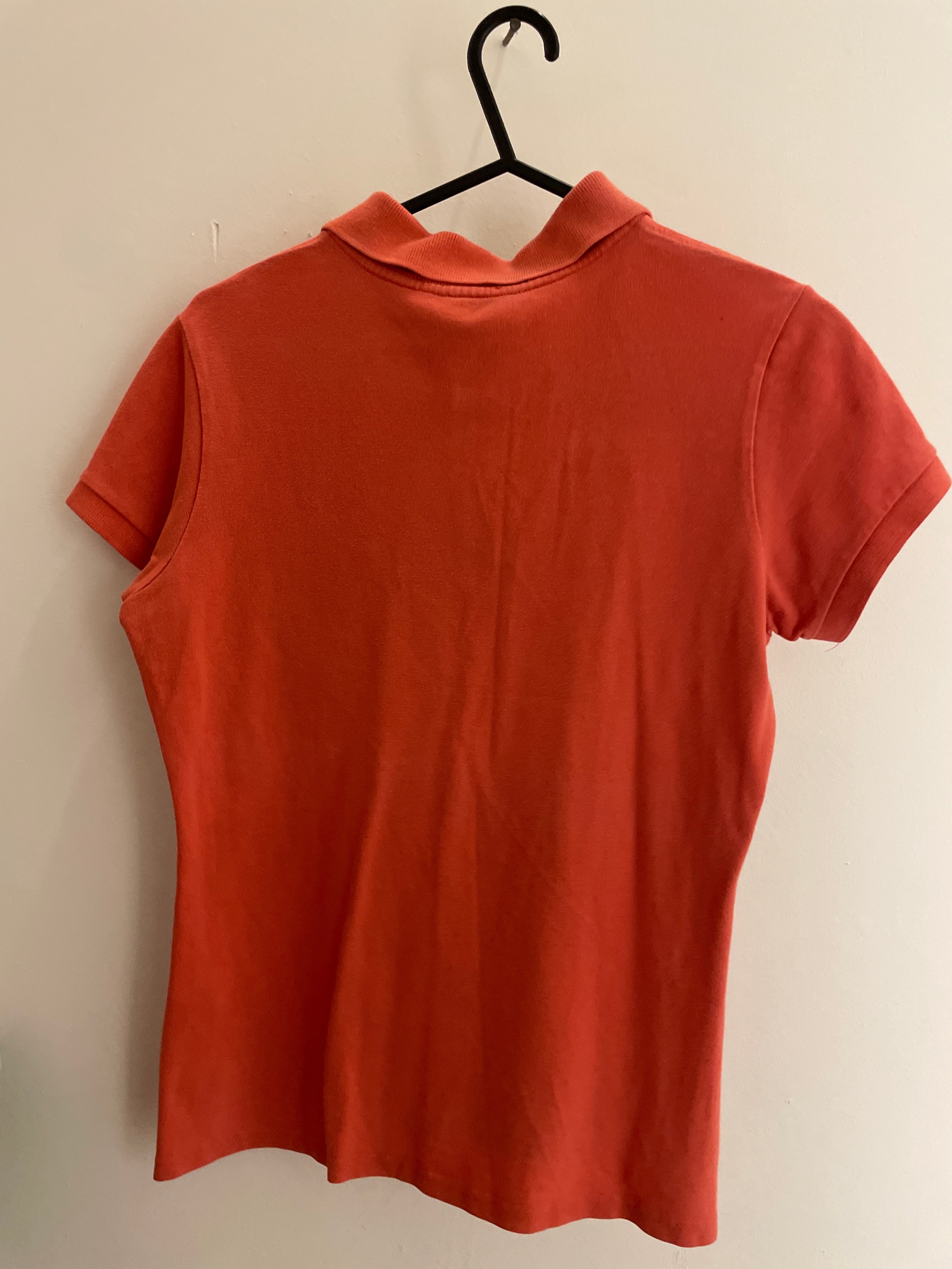 Vintage orange polo ralph lauen polo shirt size m