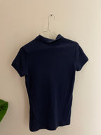 Vintage blue ralph lauren sport slim fit polo shirt size S