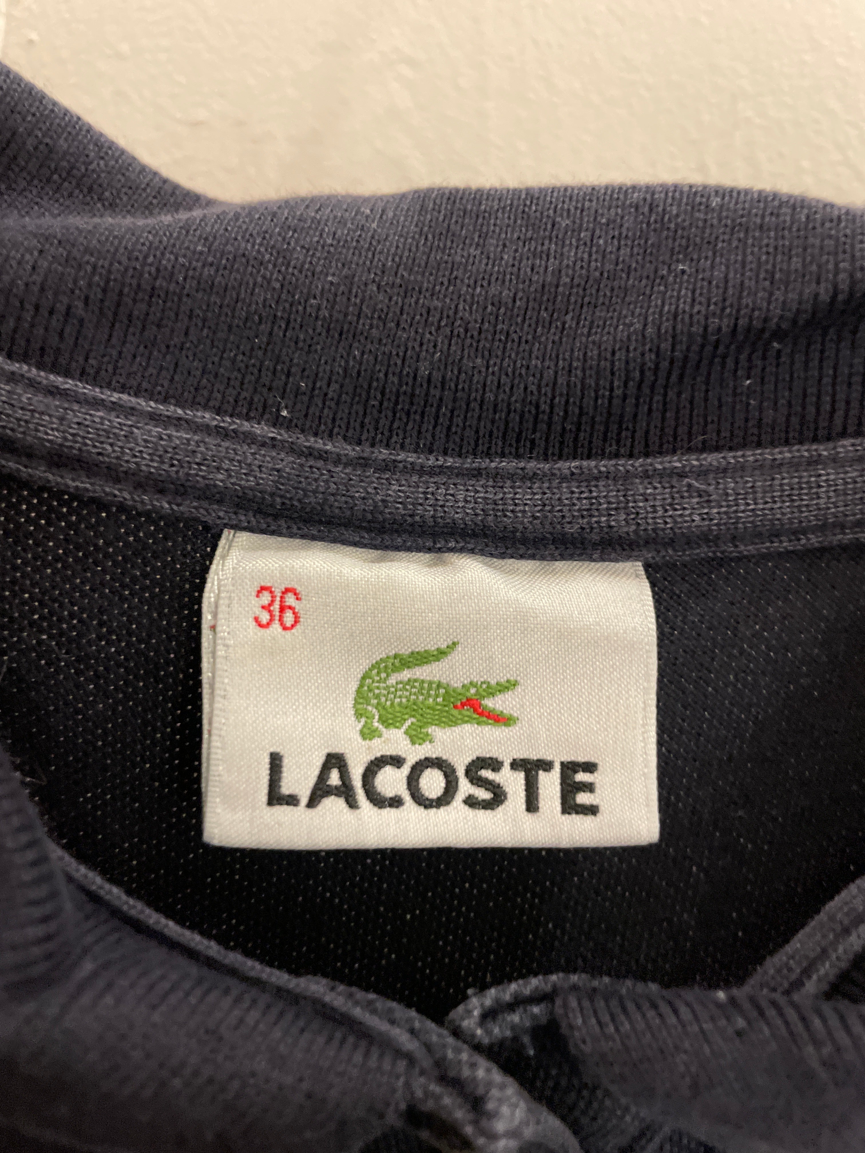 Vintage blue lacoste polo shirt size XS