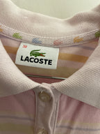 Vintage lacoste pink polo shirt for girls size S